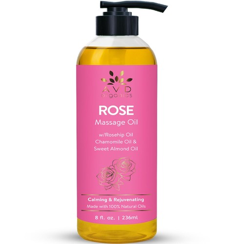 Rose massage oil 236 - rose, ml