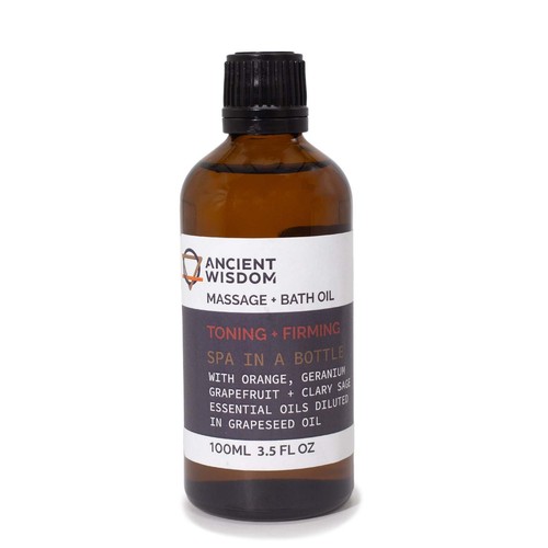 Toning firming massage oil - toning,