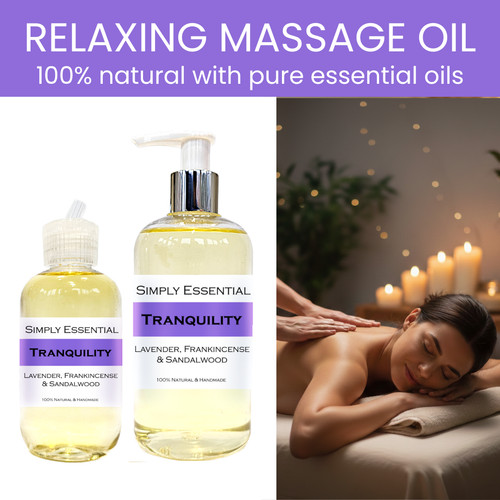 Calming massage oil lavender - calming,