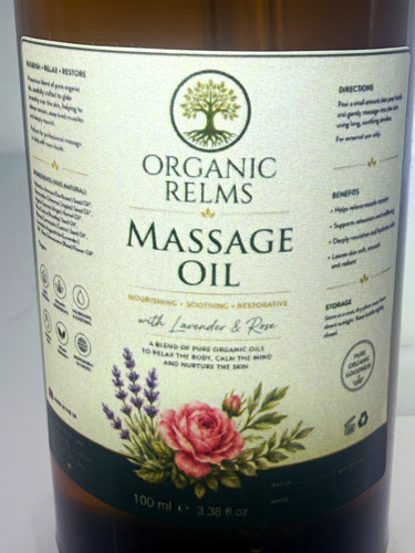 Organic realms massage oil - massage,