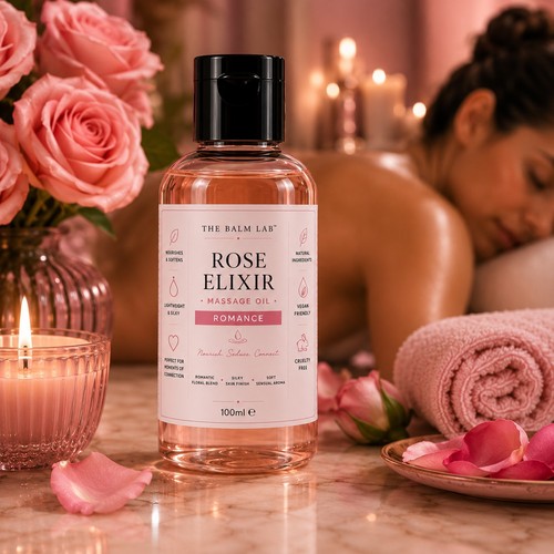 Luxury romantic massage oil - romantic,