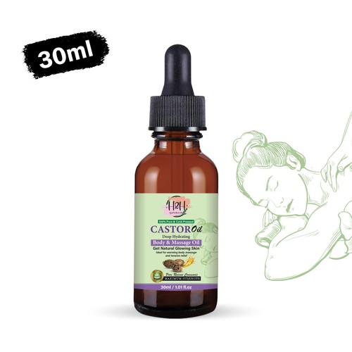 Castor oil 100 pure cold - castor, 100%