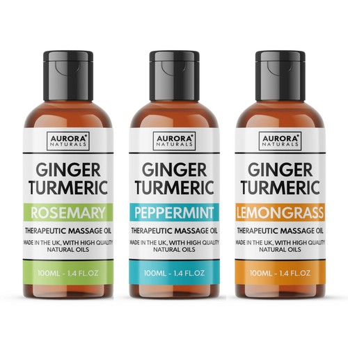 Turmeric ginger massage oil - &,