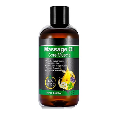 Massage oil for sore - oil, muscle
