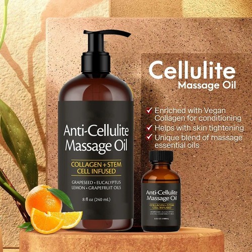 Anti cellulite massage oil - anti,