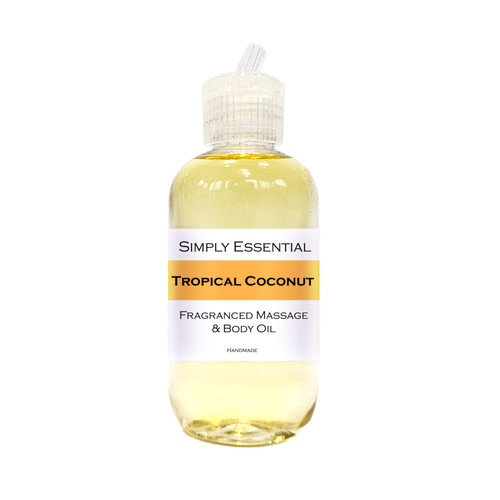 Coconut massage oil - , tropical