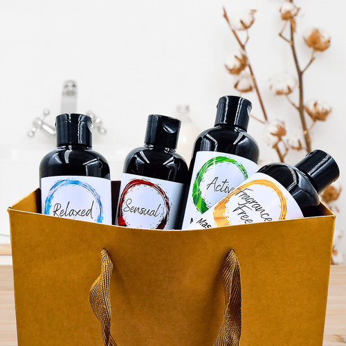 Massage oil set natural - massage, blends